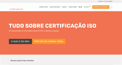 Desktop Screenshot of certificacaoiso.com.br